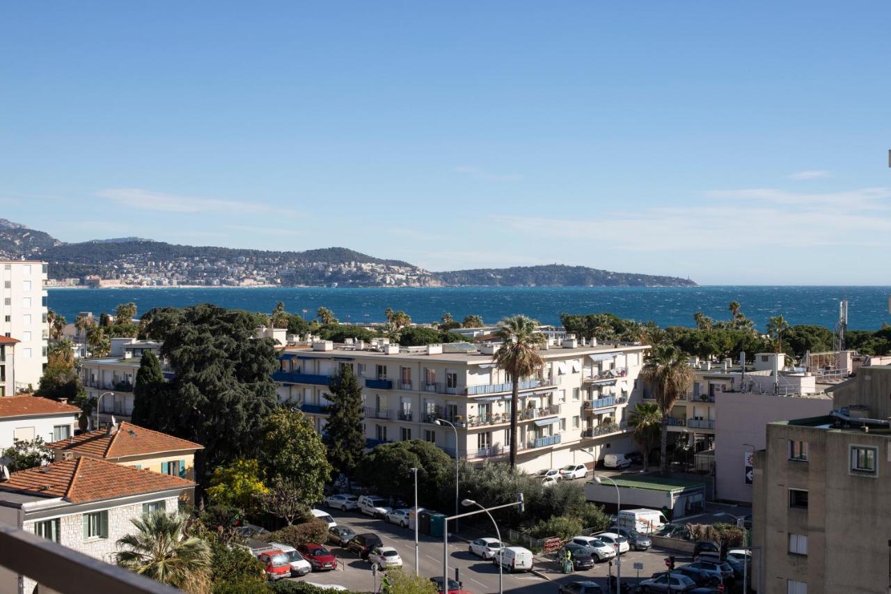 Studio With Terrace And Sea View, 10 Min To The Beach Nice Buitenkant foto
