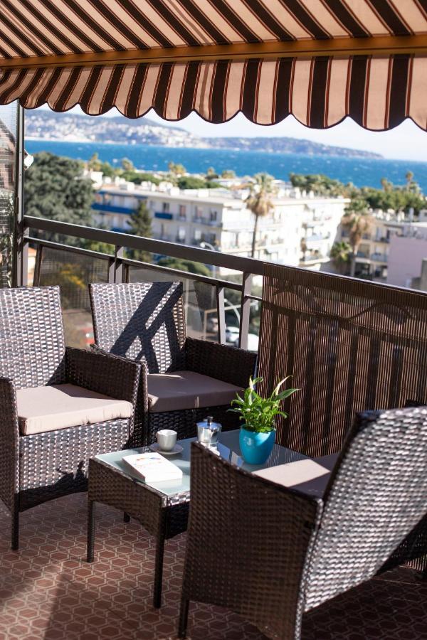 Studio With Terrace And Sea View, 10 Min To The Beach Nice Buitenkant foto
